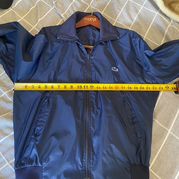 Lacoste Blue Men’s Large Nylon Windbreaker - Picture 9 of 10
